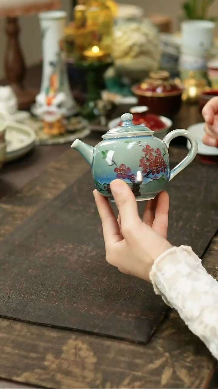 景德镇陶瓷杯碗柴烧多人