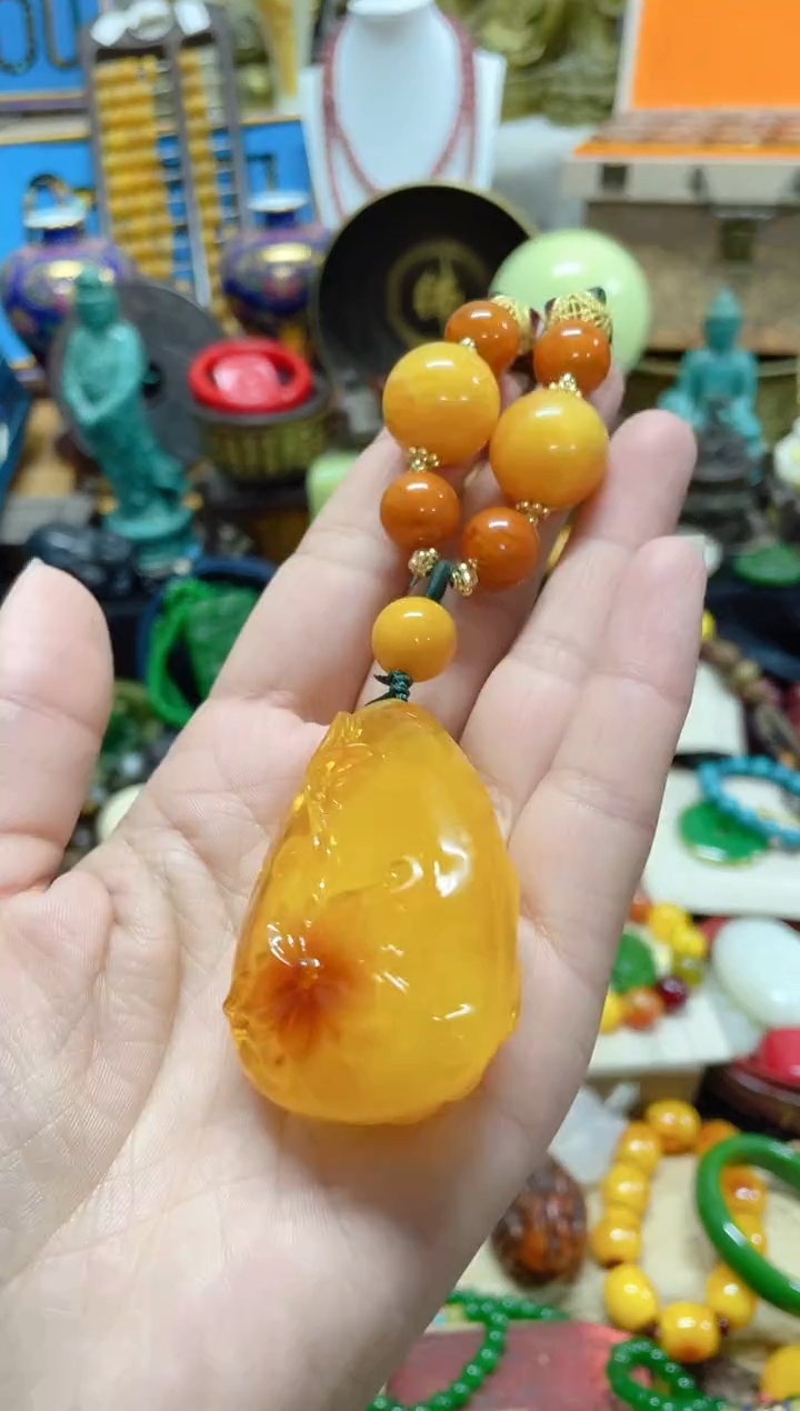 【闪购商品】蜜蜡颈饰未镶嵌主播推荐主播推荐