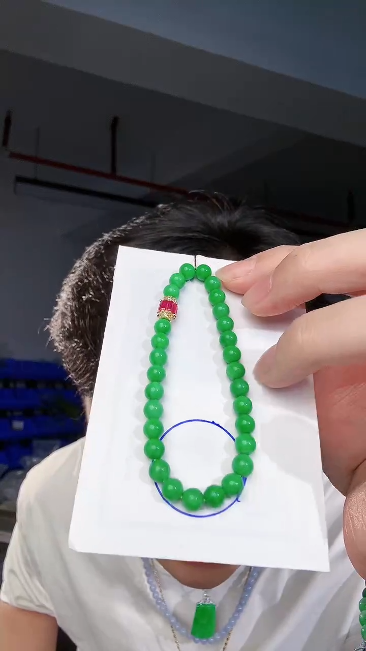 【闪购商品】翡翠手链未镶嵌缅料A货翡翠/支持复检/一件