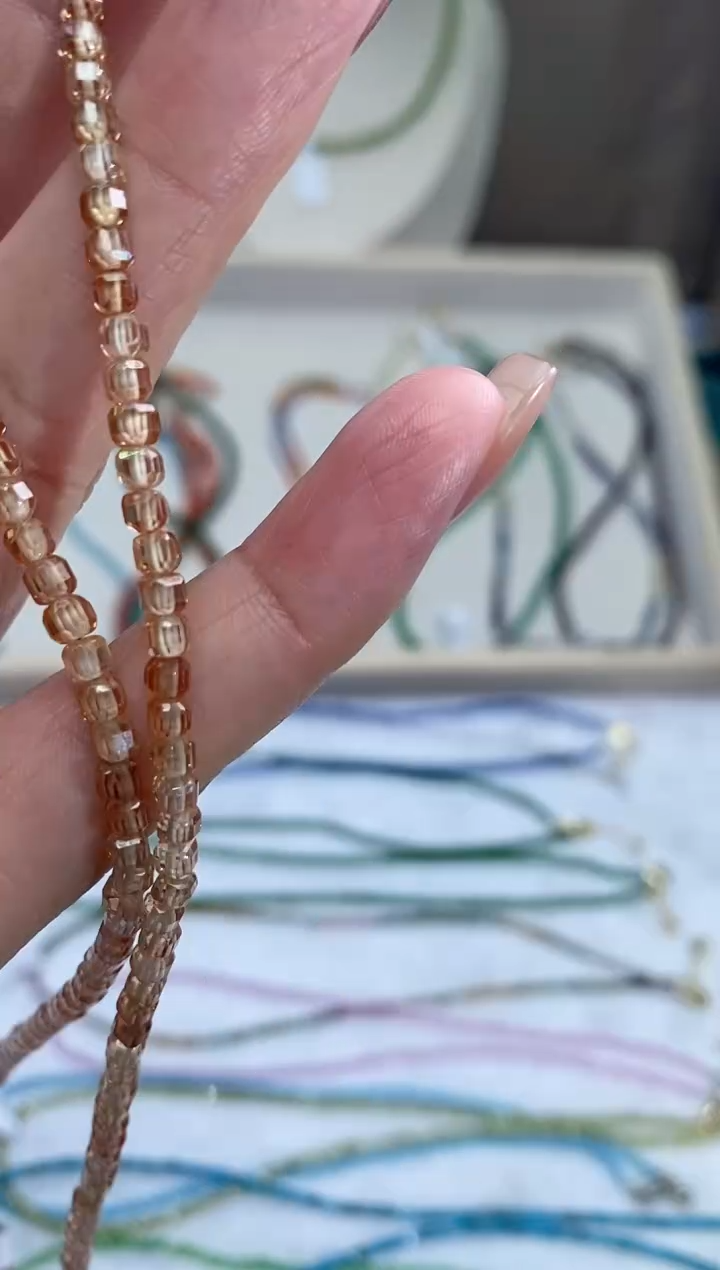 【闪购商品】尖晶石颈饰银S925镶嵌诗颜珠宝SYZB94