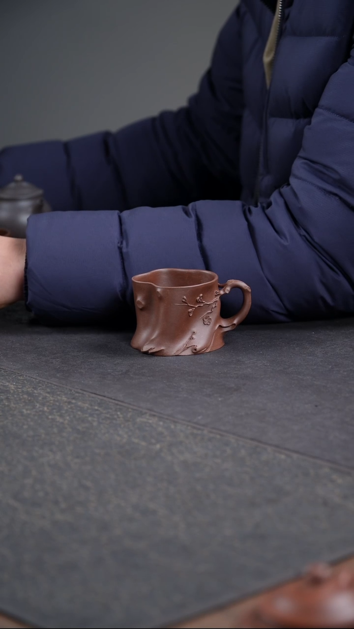 茶壶紫砂景夕·纯手工梅桩杯