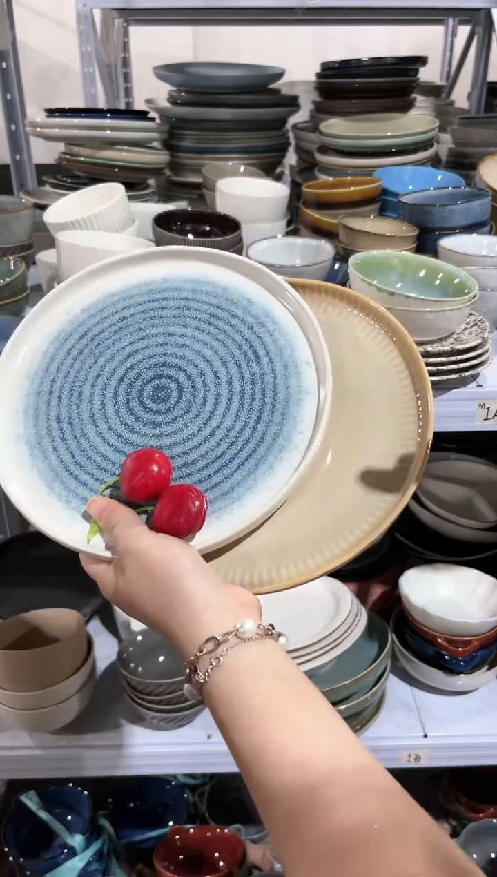 【闪购商品】瓷片外贸尾货瑕疵满20包邮X2 B6B小盘