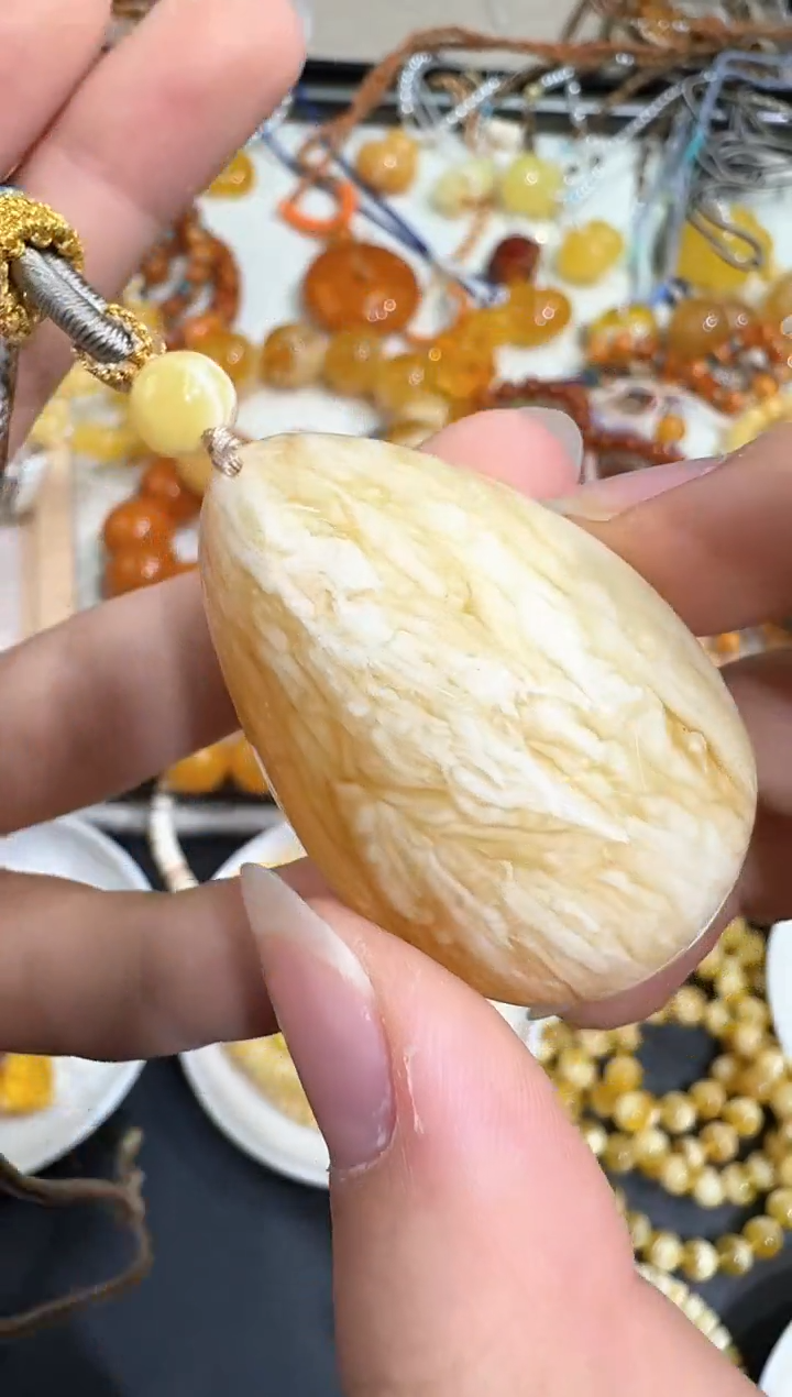 【闪购商品】未镶嵌蜜蜡颈饰X0318-1195-194
