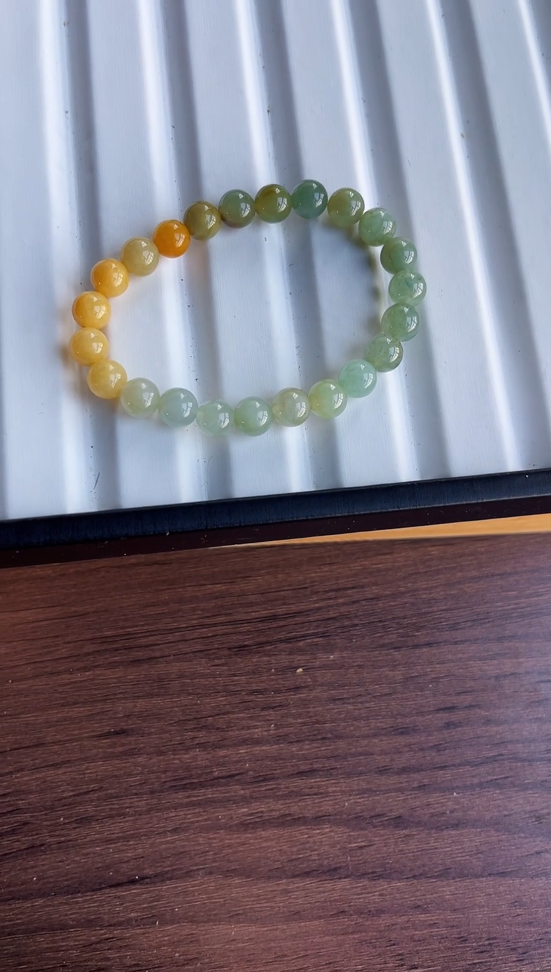 散珠翡翠翡翠手串 卡7+  有瑕疵