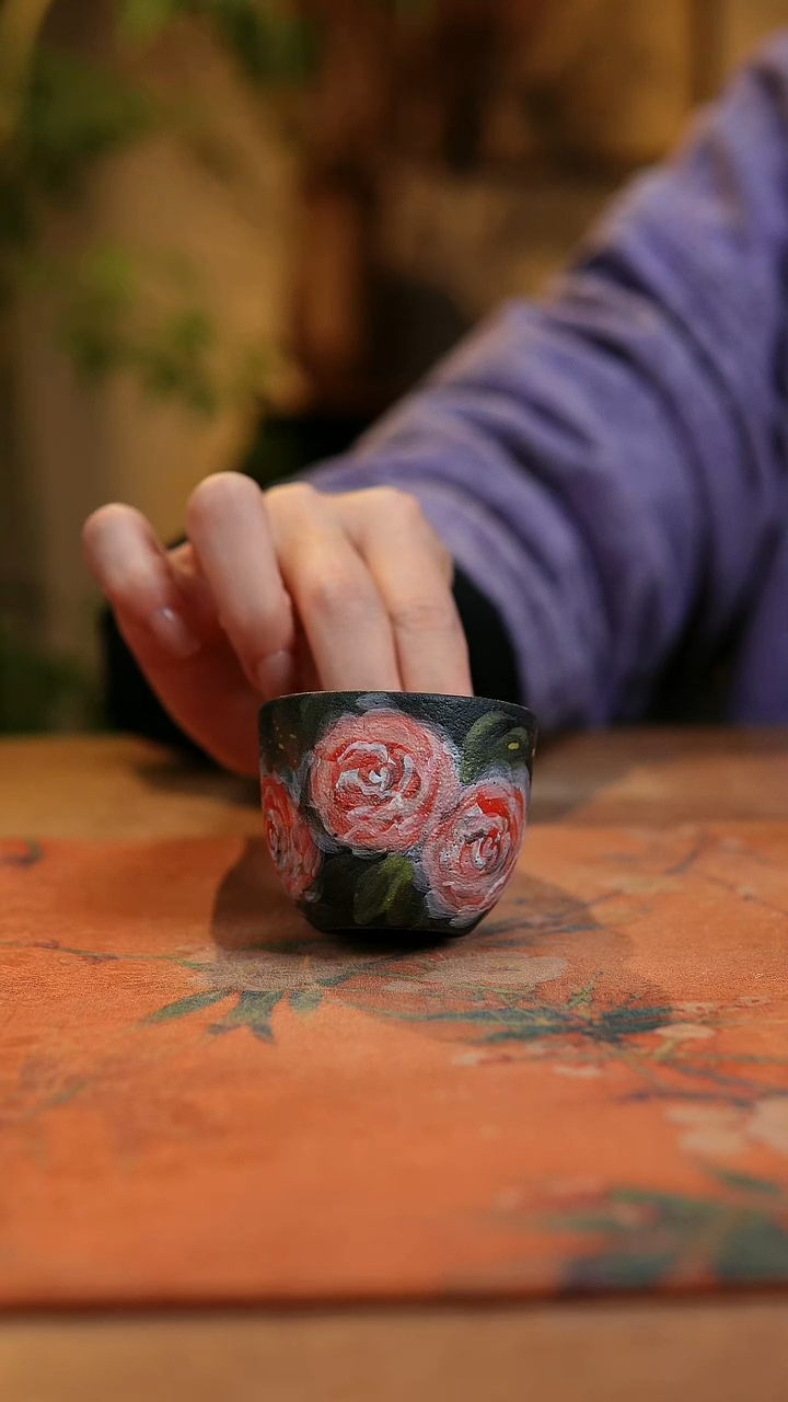 【闪购商品】瓷片1303景德镇手工手绘釉下彩高温瓷