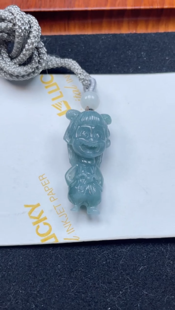 【闪购商品】翡翠颈饰未镶嵌哪吒