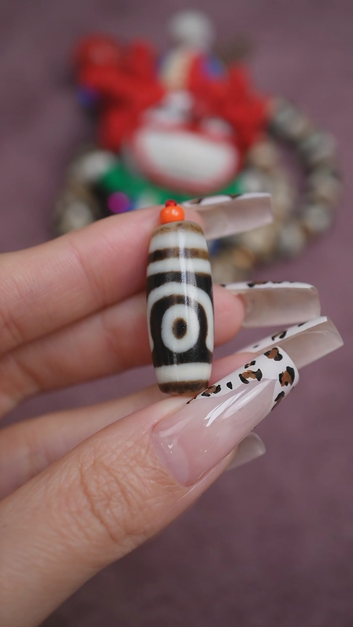 【闪购商品】玛瑙/玉髓颈饰未镶嵌蚀花玛瑙珠定制编绳