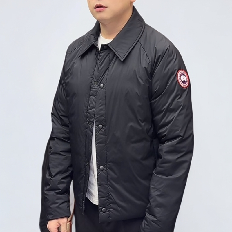 未使用 CANADA GOOSE 未使用加拿大鹅2755M61哑光翻领中厚羽绒服