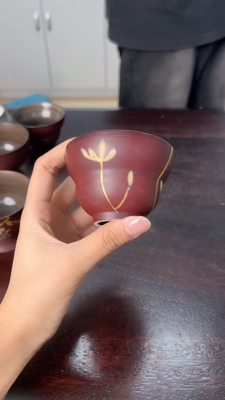 龙泉云间青瓷小米茶器