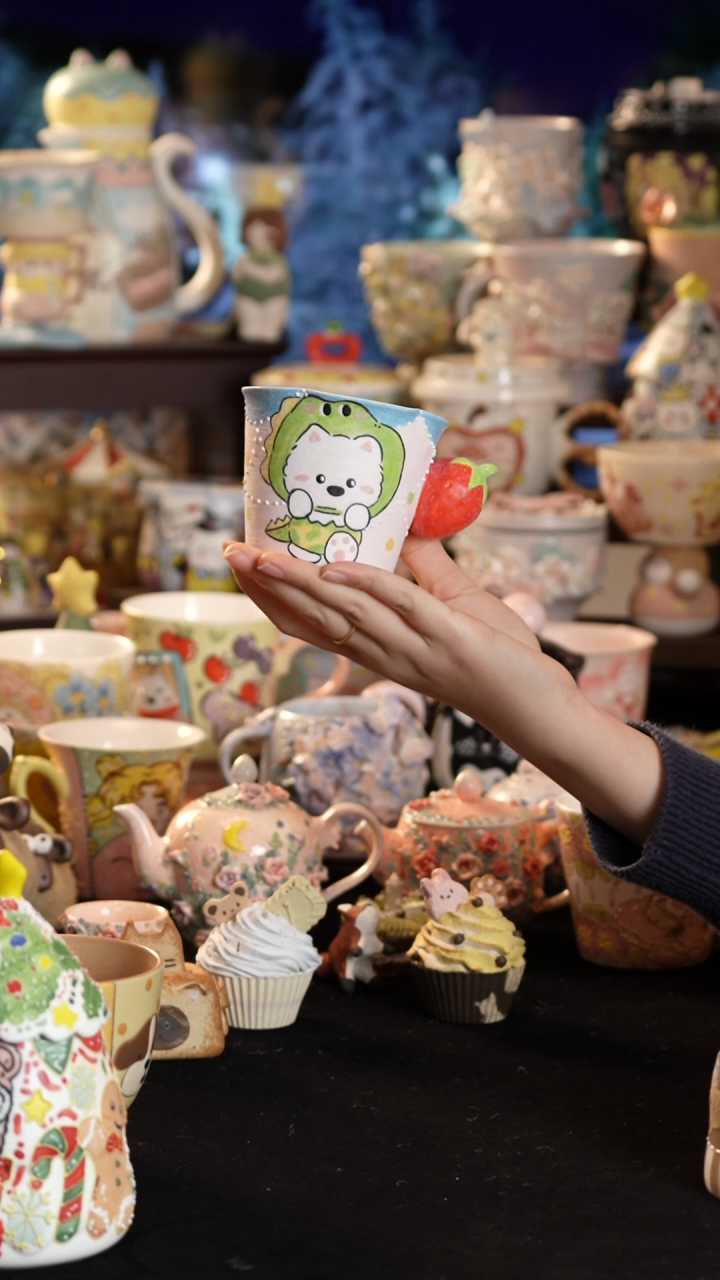 其他陶景德镇釉下彩手绘设计师款陶瓷