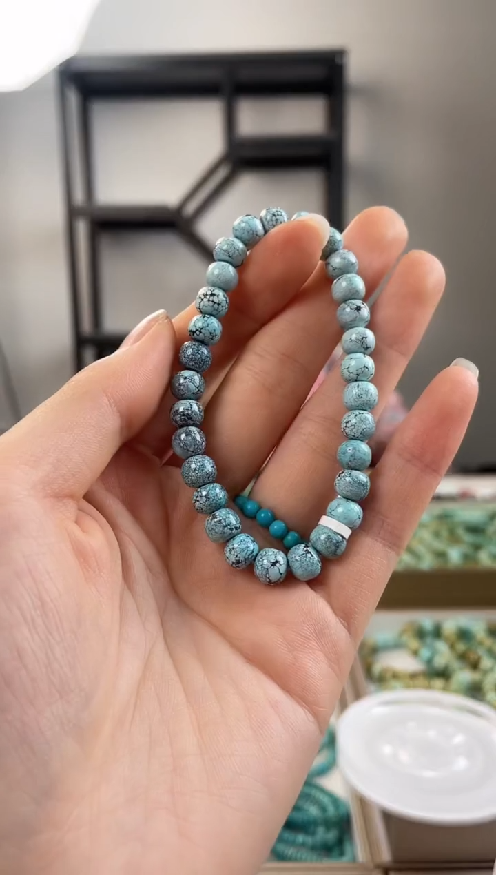 【闪购商品】绿松石珠宝奇石未镶嵌7+mm