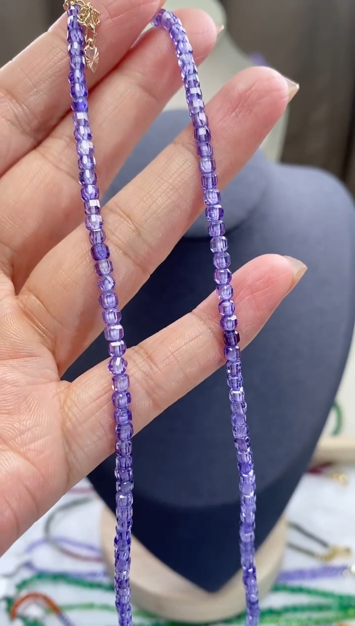 【闪购商品】坦桑石颈饰14K金镶嵌诗颜甄选珠宝SYZB08