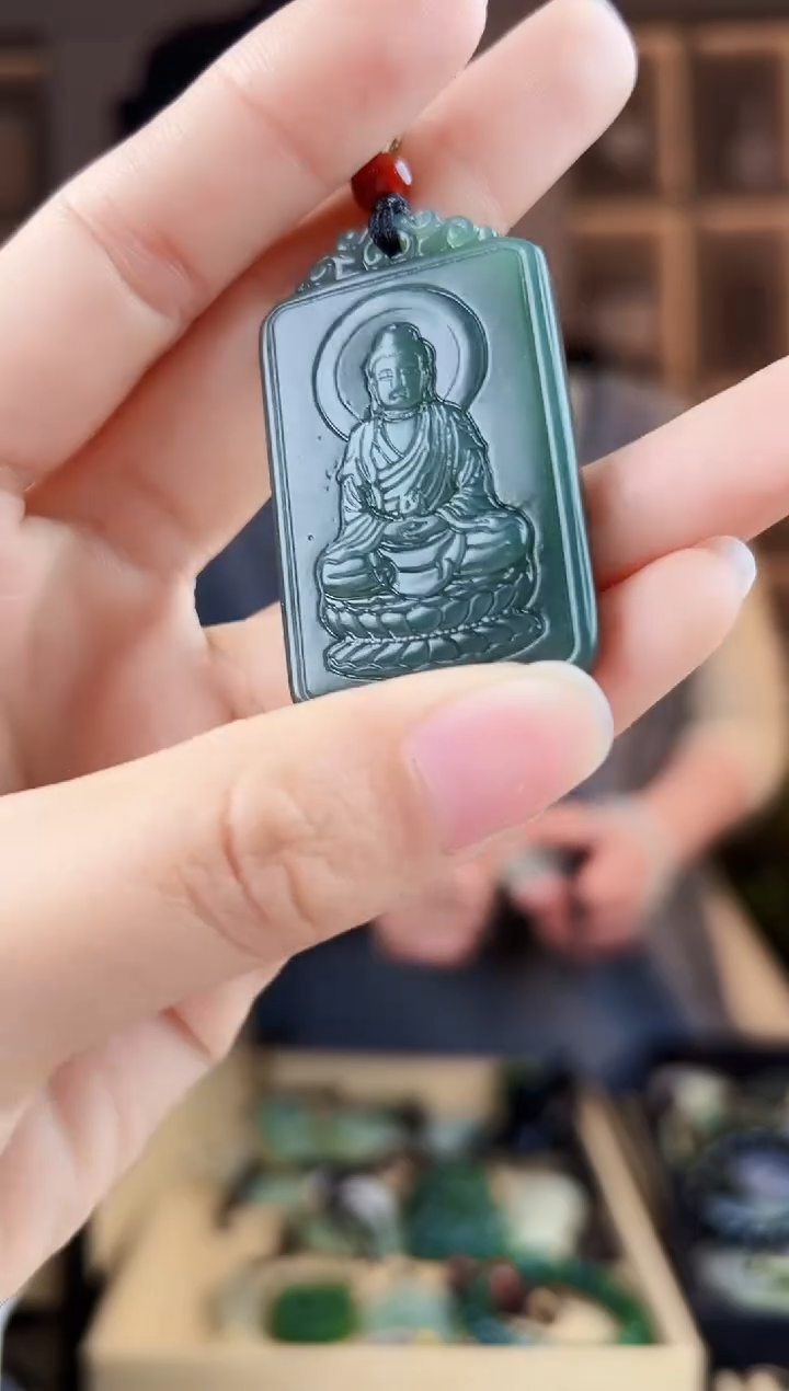 颈饰未镶嵌和田玉拍一发一，多样性发货