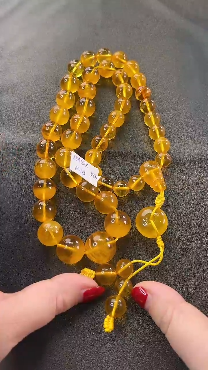 【闪购商品】琥珀颈饰未镶嵌项链