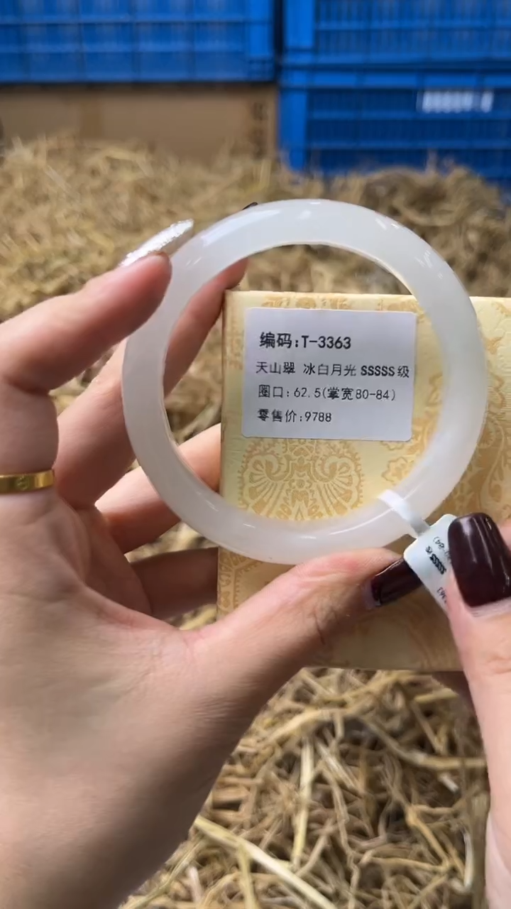 未镶嵌手镯石英质玉T-3368