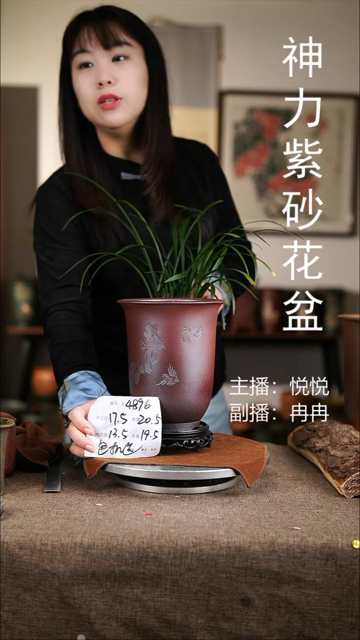 紫砂花盆紫砂花盆4896+s