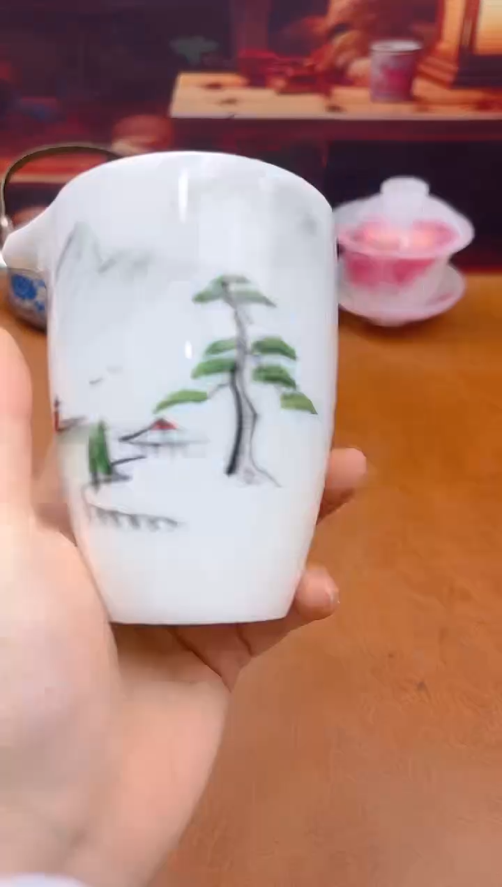 陶瓷茶具摆件旅行套组