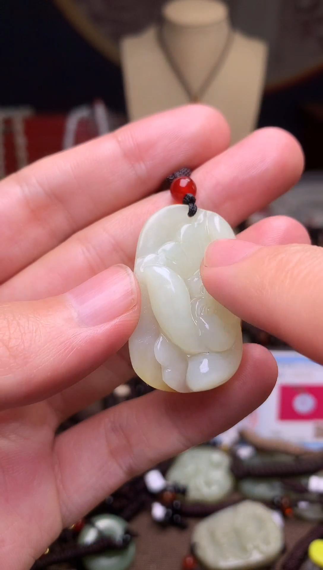 颈饰未镶嵌和田玉新疆料青海料清水和田玉吊坠