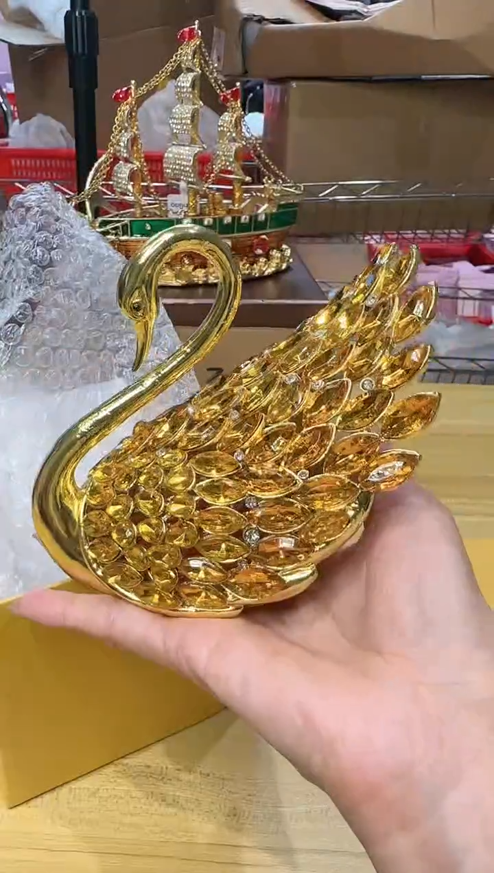 【闪购商品】茶宠珐琅首饰盒摆件AD101