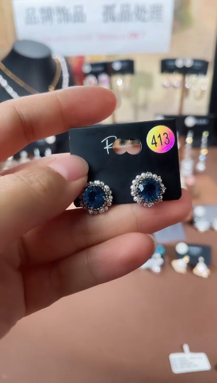 合金925银锆石里413