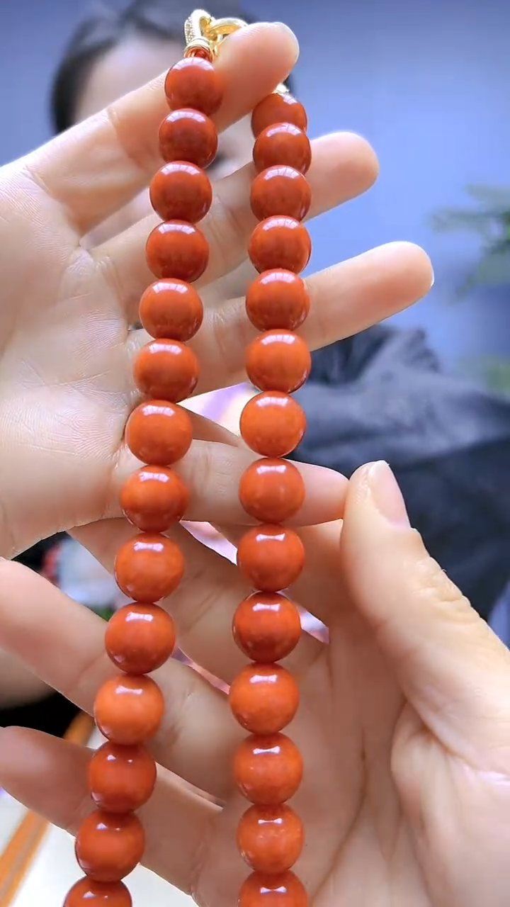 【闪购商品】翡翠颈饰14K金镶嵌颈饰12mm