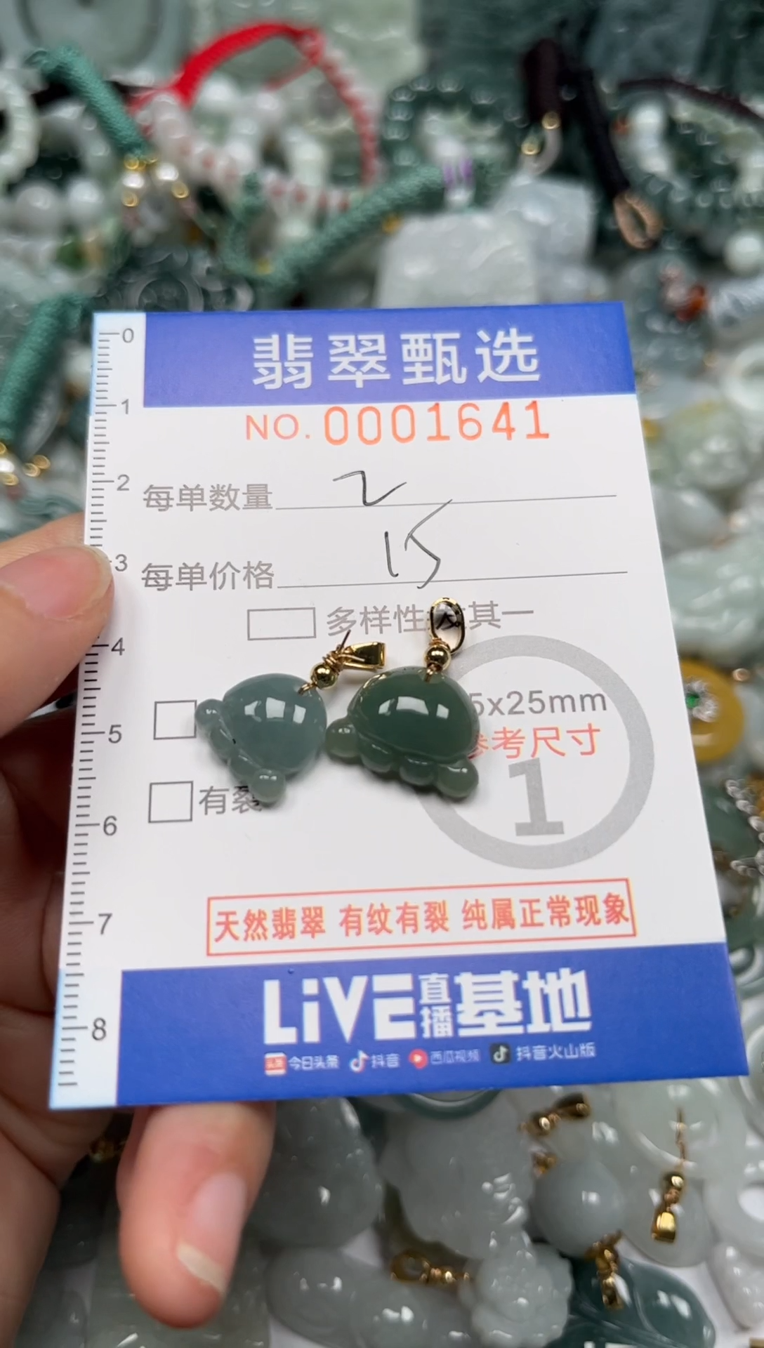 【闪购商品】翡翠颈饰未镶嵌00..1641