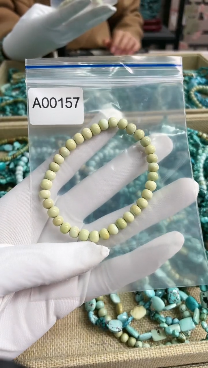 【闪购商品】绿松石珠宝奇石未镶嵌6mm+