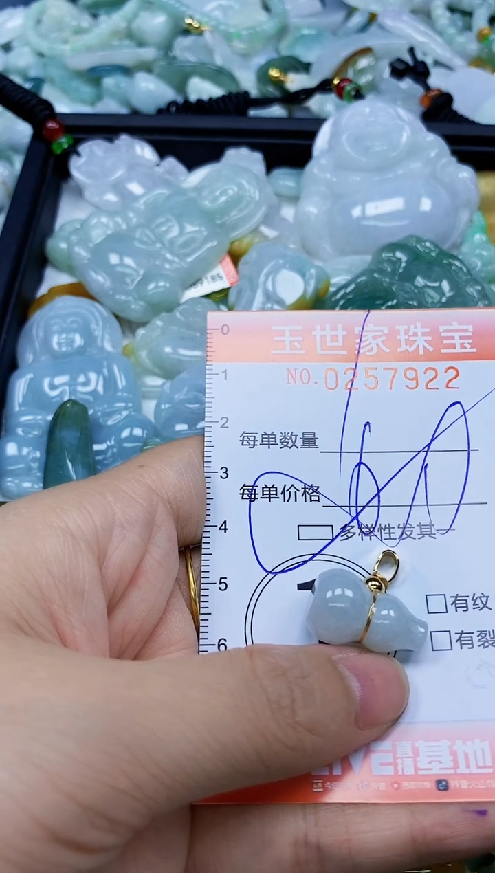 翡翠未镶嵌颈饰闪购0257922多样性发其一