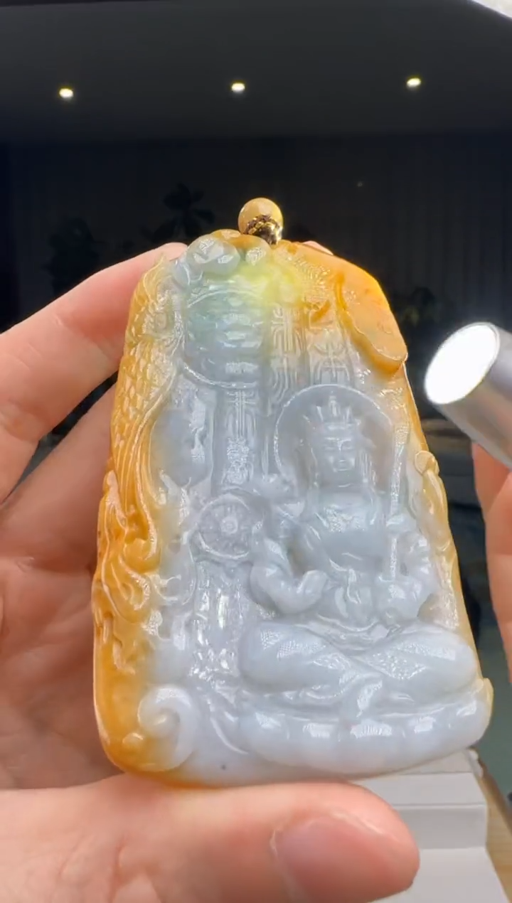 【闪购商品】翡翠吊坠(不含链)未镶嵌DY@@960Q1J13340