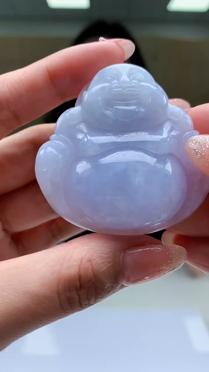 【闪购商品】定制翡翠未镶嵌4829MM-毛货挂件21