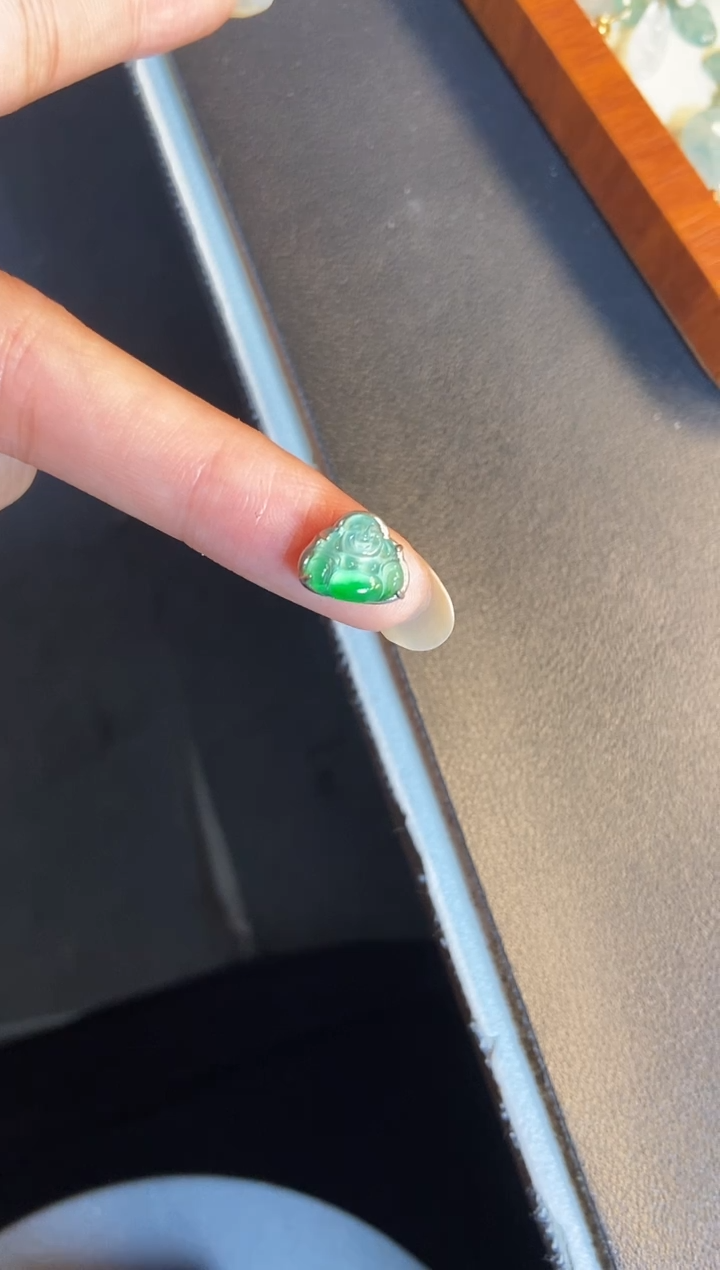 吊坠(不含链)银S925镶嵌翡翠1