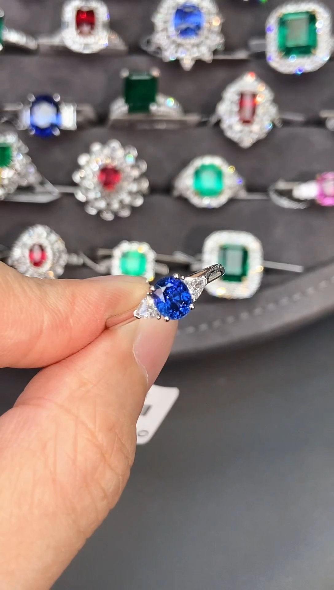 蓝宝石戒指18K金镶嵌【闪购】1.07ct/七天鉴赏