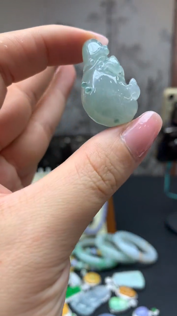 【闪购商品】翡翠颈饰未镶嵌3-天然翡翠