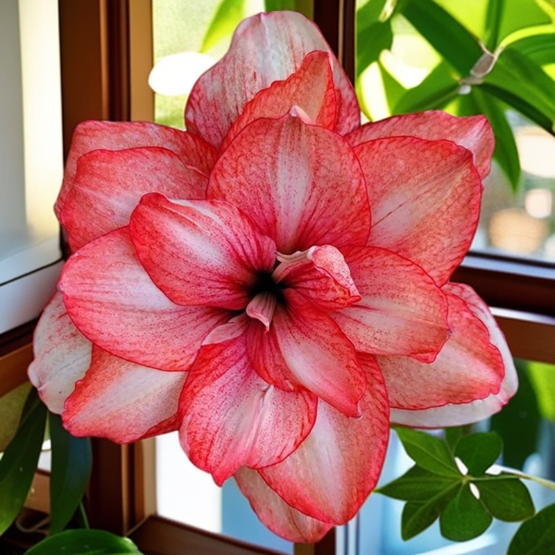 【秋意浓】★重瓣朱顶红种球室内外盆栽花卉高观赏性种植