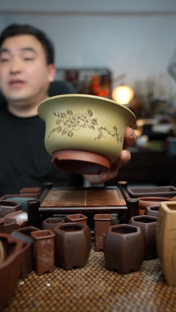 紫砂花盆長木軒精品紫砂