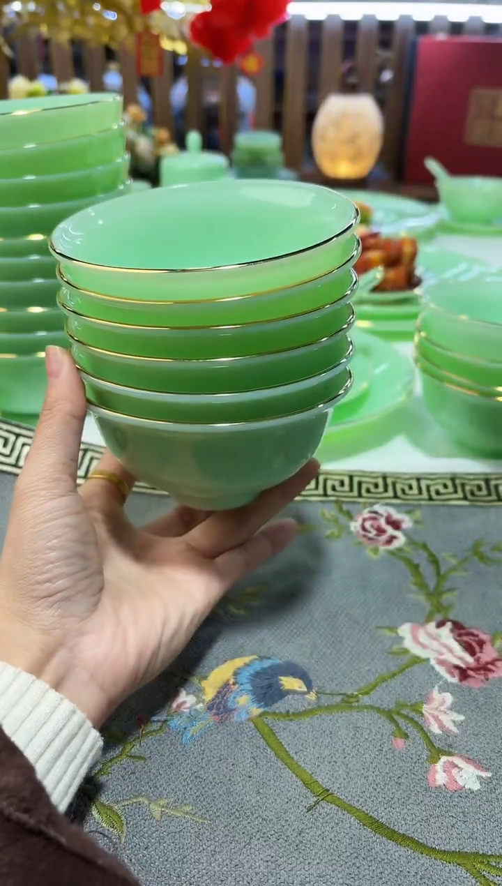 玉瓷4.5英寸饭碗6个景德镇陶瓷