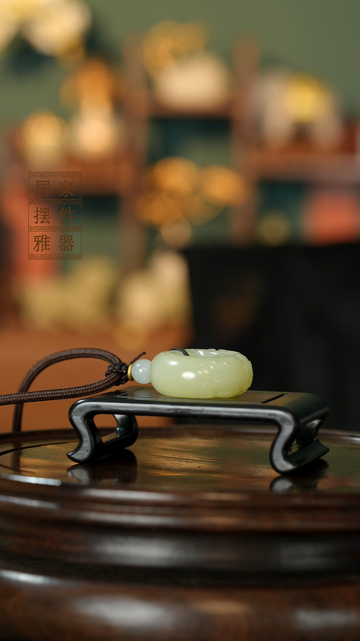 玉《貔貅平安扣》摆件