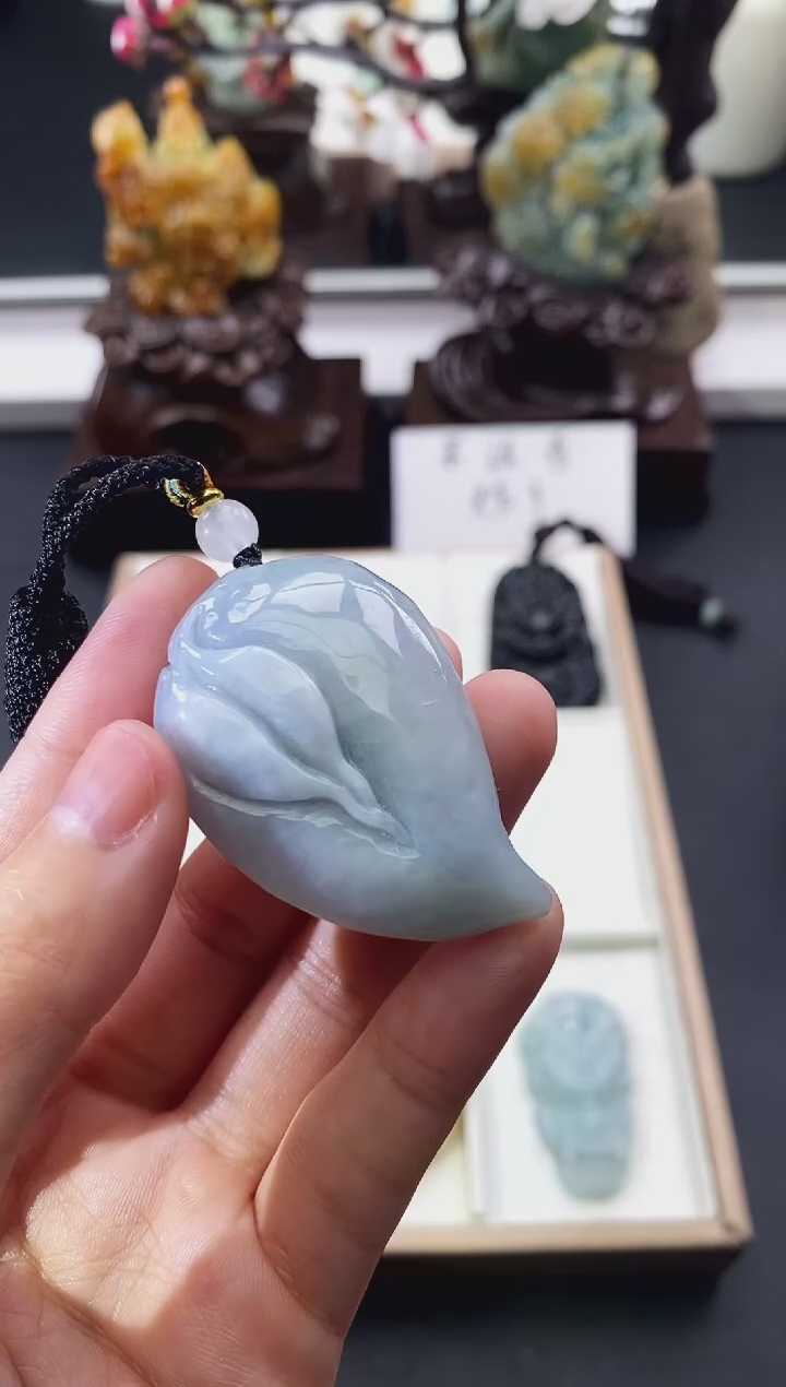 颈饰未镶嵌翡翠天然缅甸A货翡翠