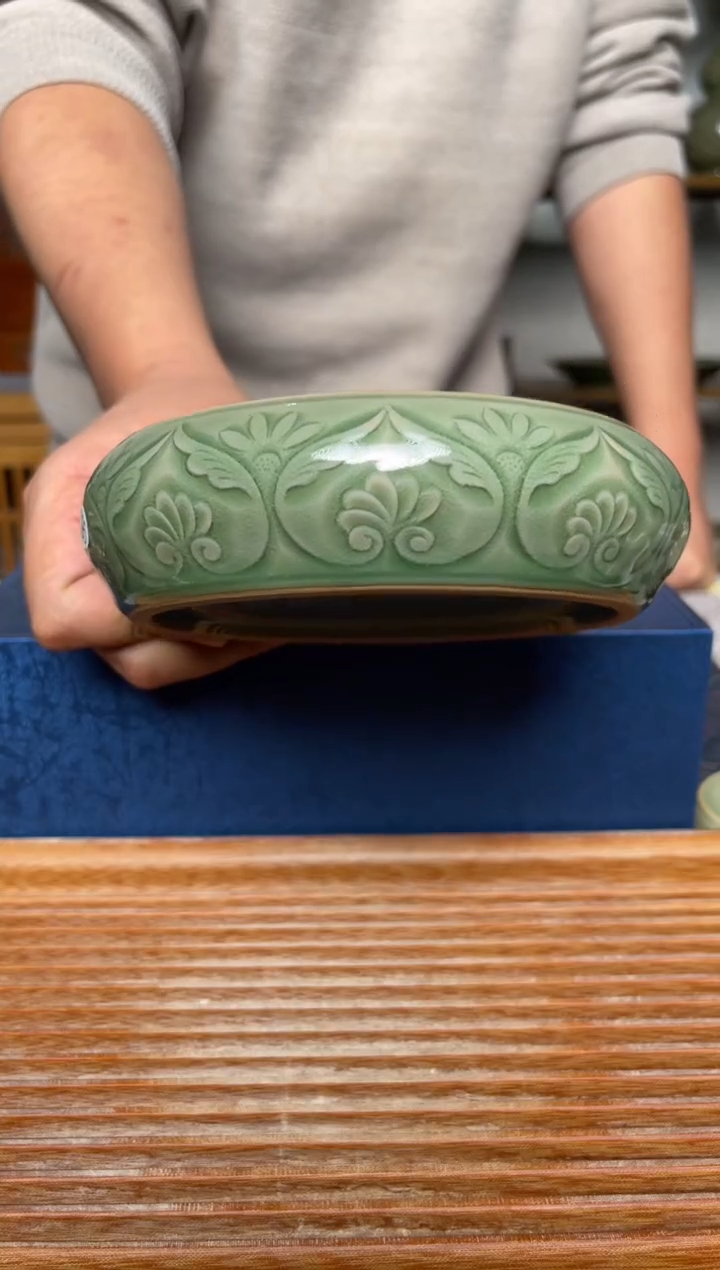 【闪购商品】其他195纯手工秘色小笔洗