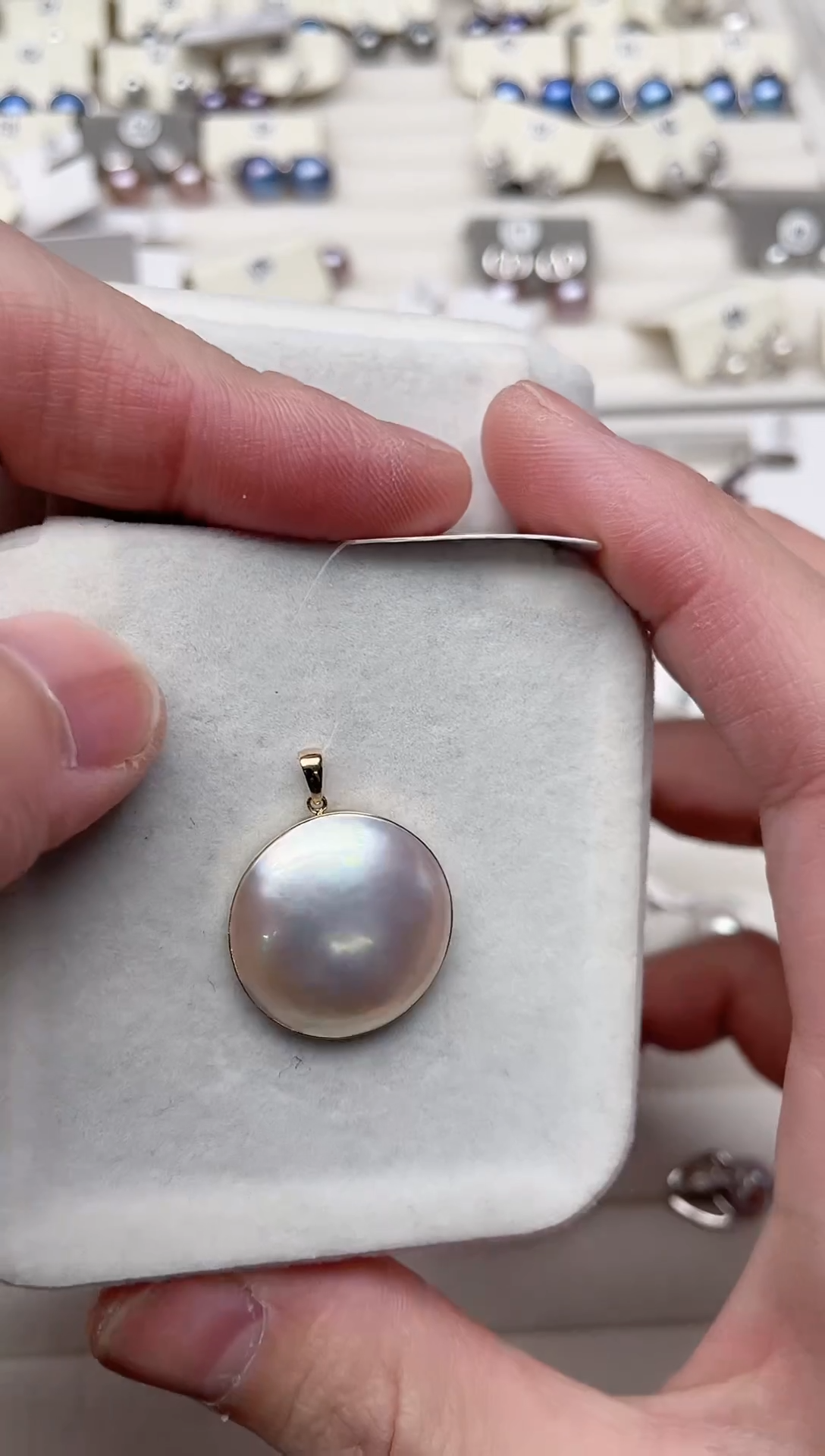 【闪购商品】海水珍珠吊坠(不含链)银S925镶嵌吊坠