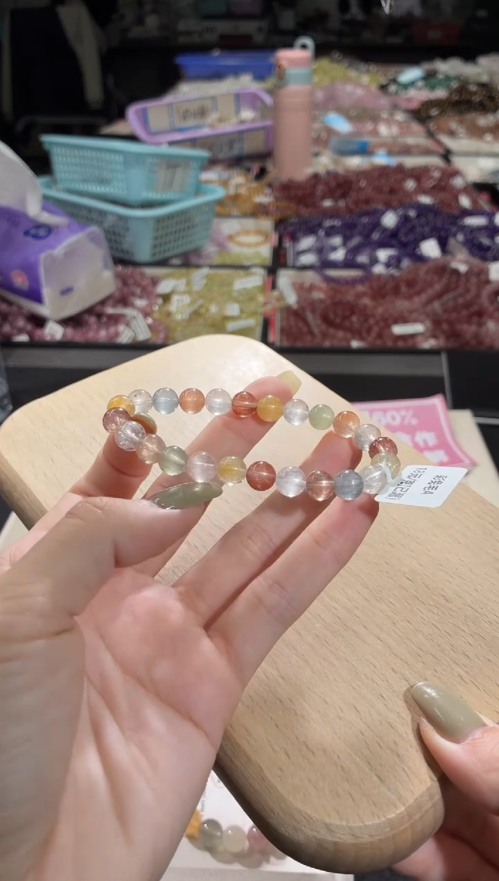 未镶嵌手链水晶517号 多样性发一N 7+