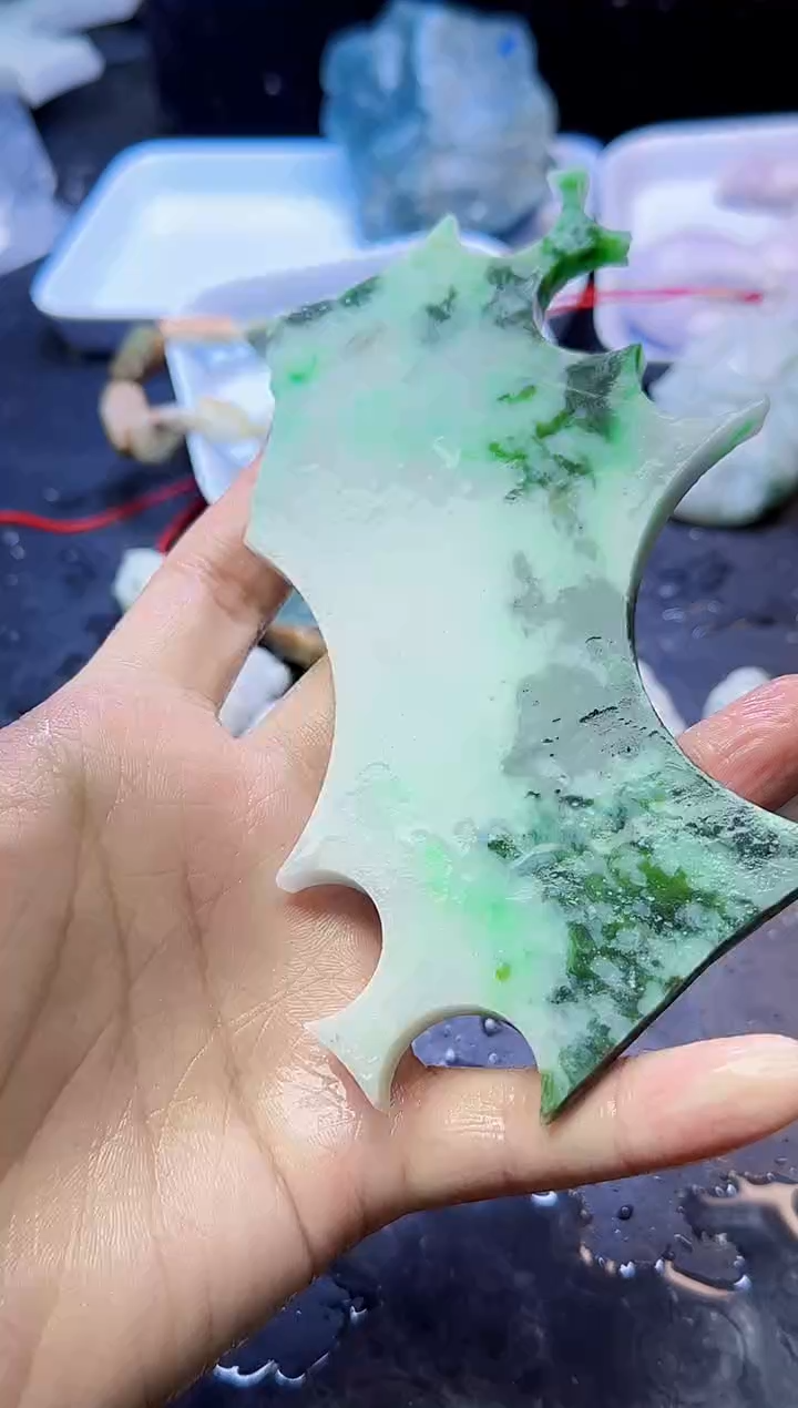 颈饰未镶嵌翡翠066天然A货翡翠