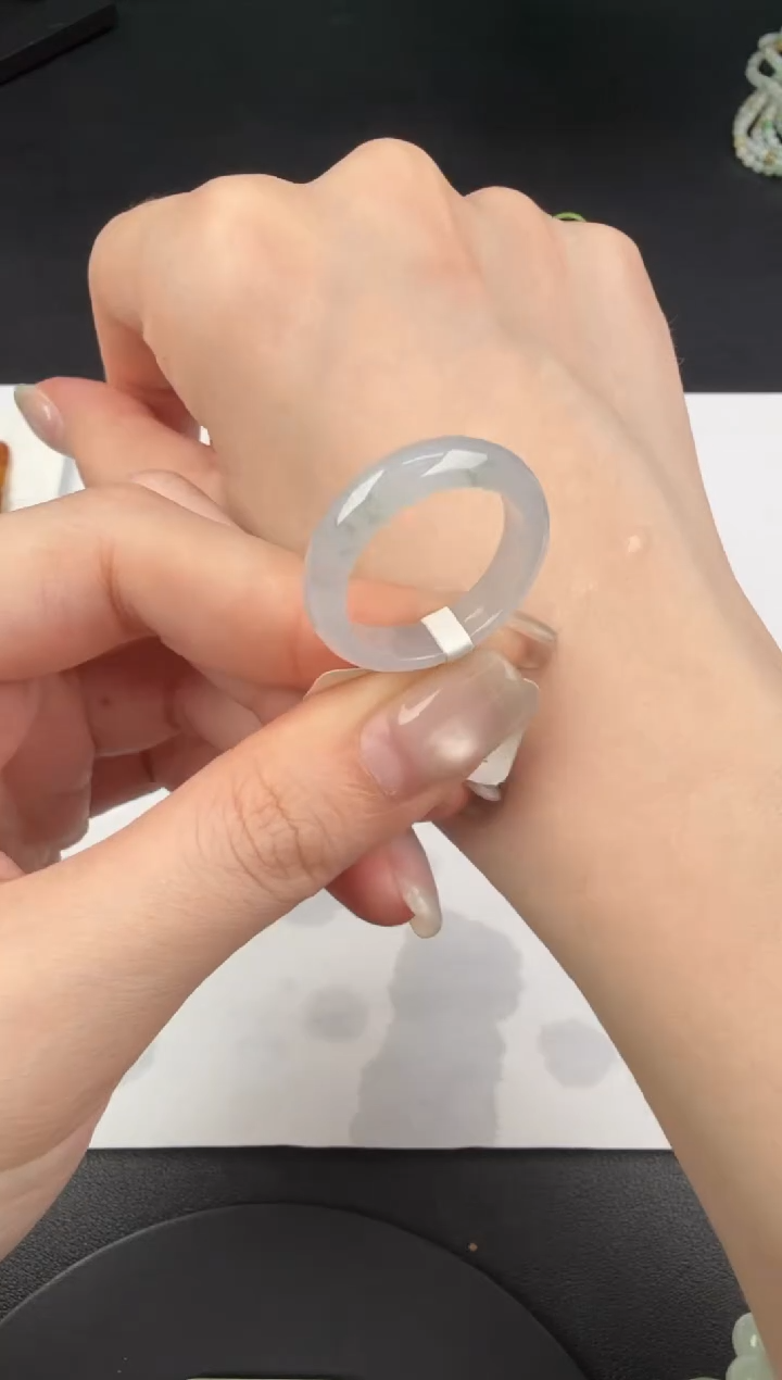 未镶嵌戒圈翡翠翡翠饰品-89