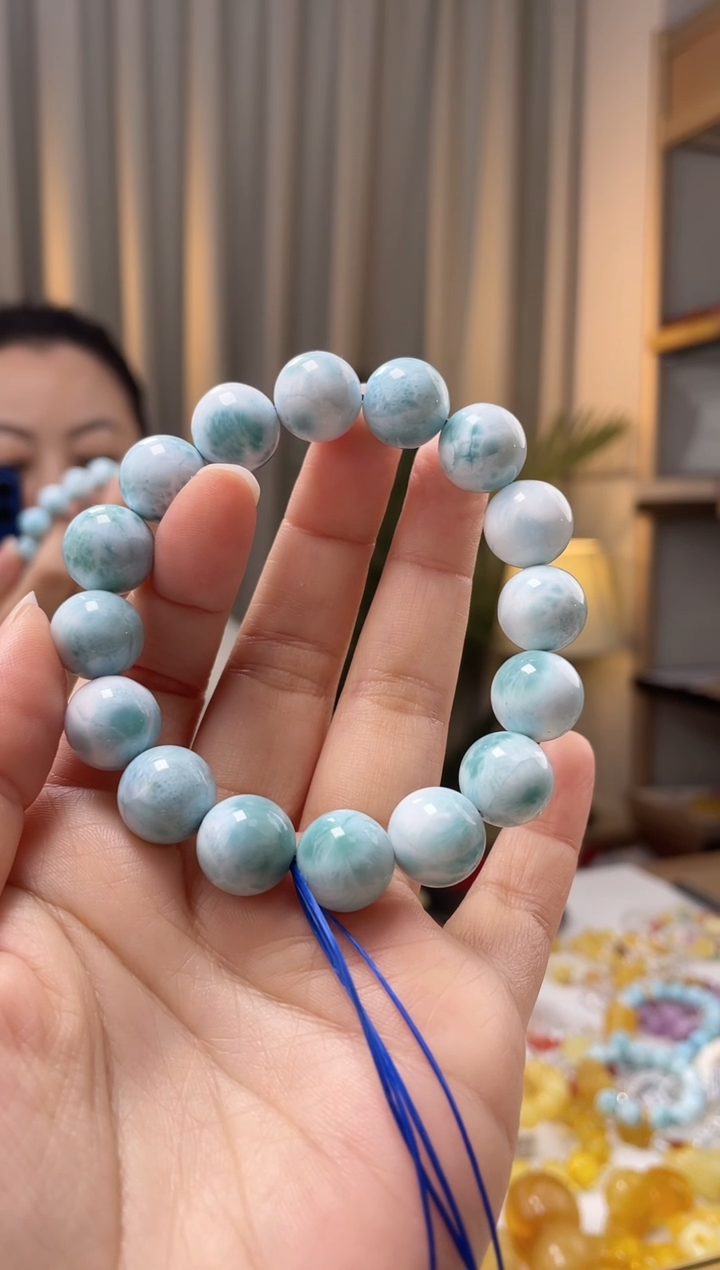 【闪购商品】针钠钙石（海纹石）手串未镶嵌海纹石手串