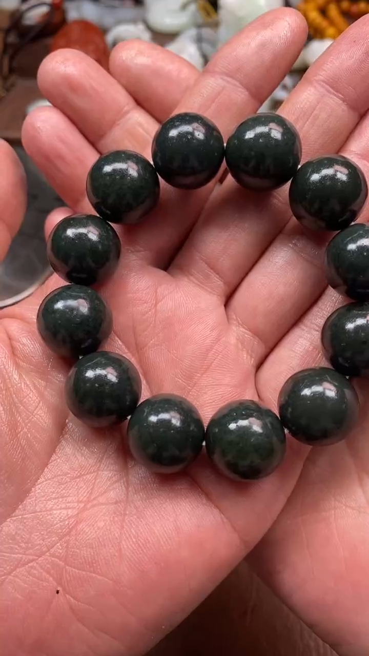 未镶嵌手串和田玉G*3和田玉