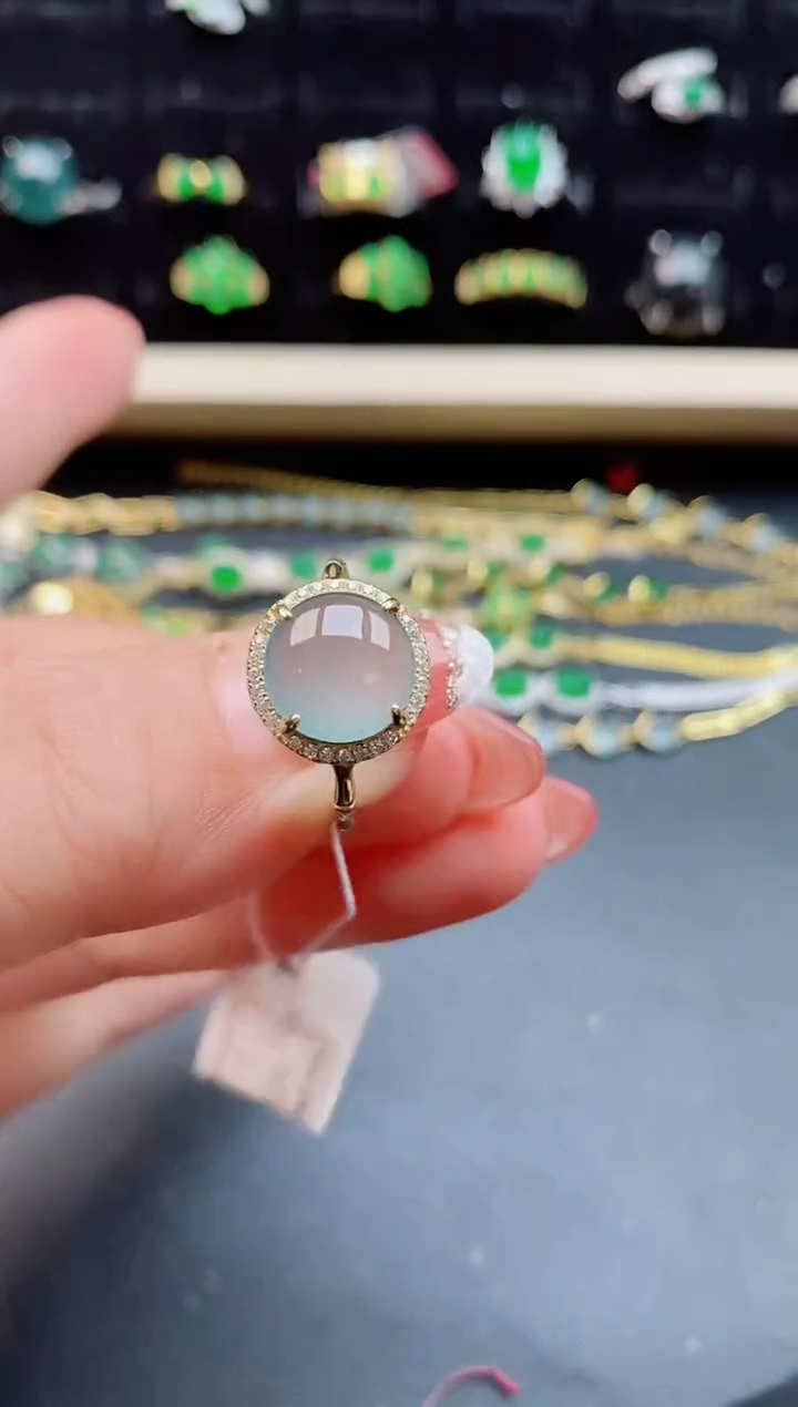 【闪购商品】翡翠戒指银S925镶嵌5085050