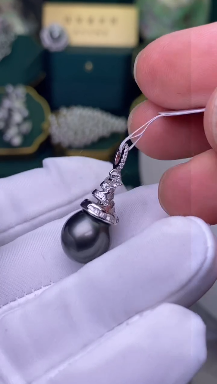 【闪购商品】海水珍珠颈饰银S925镶嵌11-12