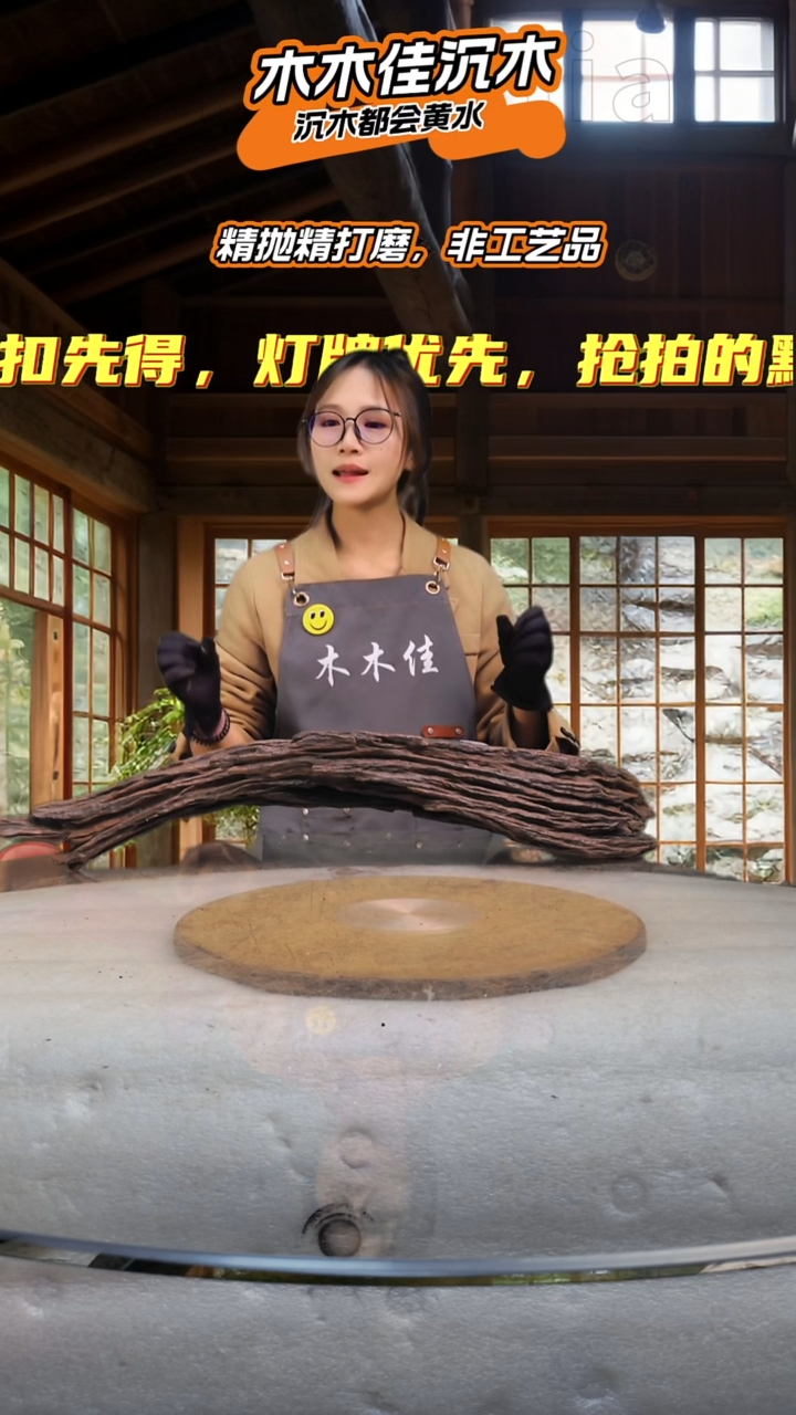 静*木木佳沉木鱼缸造景908