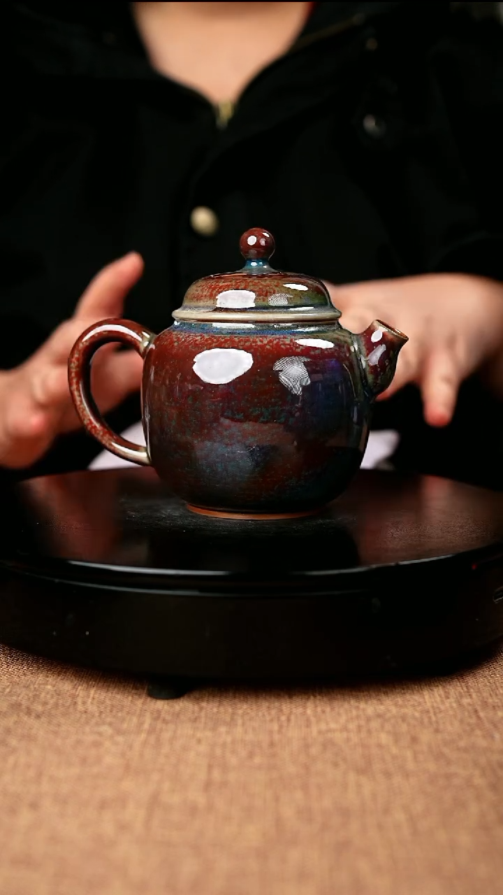 【闪购商品】15#盼龙窑一级品原矿钧瓷炉钧釉匏尊壶