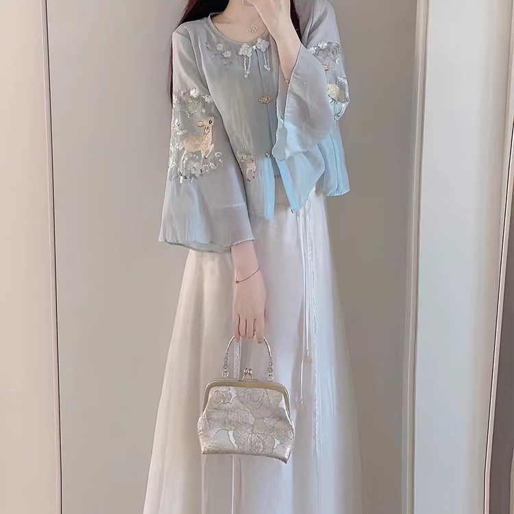 D01+-D50气质复长袖秋冬古女装直播间链接。